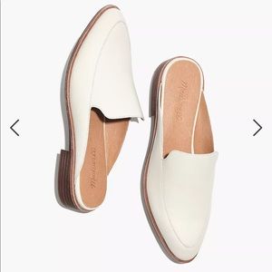 Madewell Frances Loafer Mule in white